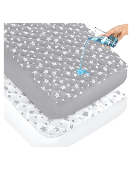 Protector de Colchón de Cuna Impermeable Moonsea 132x71 cm Protector de Colchón de Cuna Impermeable Moonsea 132x71 cm