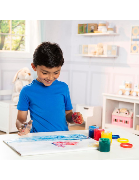 Set de Pintura de Dedos Melissa & Doug - 4 Colores Lavables 414 ml Set de Pintura de Dedos Melissa & Doug - 4 Colores Lavables 414 ml