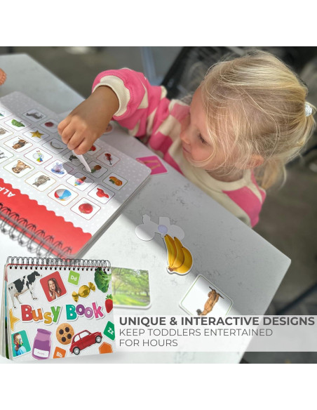 Libro Ocupado Montessori ZICOTOs 32x23 cm para Niños 3-5 Años Libro Ocupado Montessori ZICOTOs 32x23 cm para Niños 3-5 Años