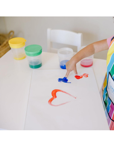 Set de Pintura de Dedos Melissa & Doug - 4 Colores Lavables 414 ml