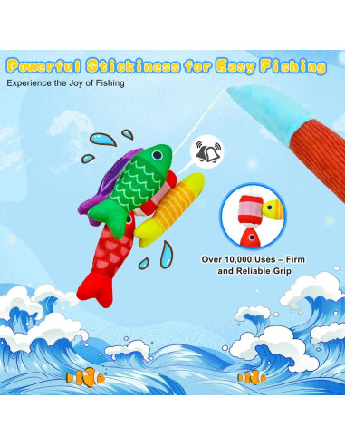 Juego de Pesca Montessori OKREVIEW 23 Piezas para Niños 1+ Año
