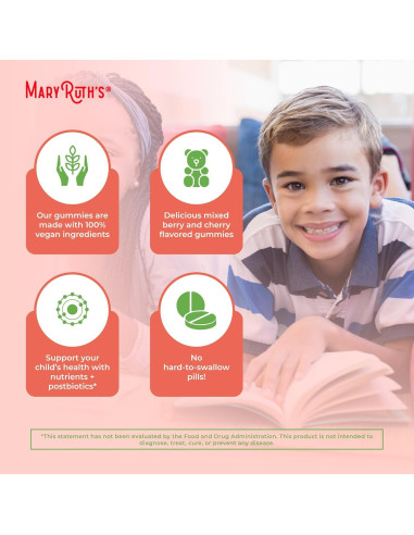 Gominolas Multivitamínicas MaryRuth para Niños 60 Unidades