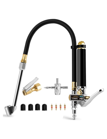 Inflador de Neumáticos LOGOL QYB-1J con Manómetro 10-120 PSI Inflador de Neumáticos LOGOL QYB-1J con Manómetro 10-120 PSI