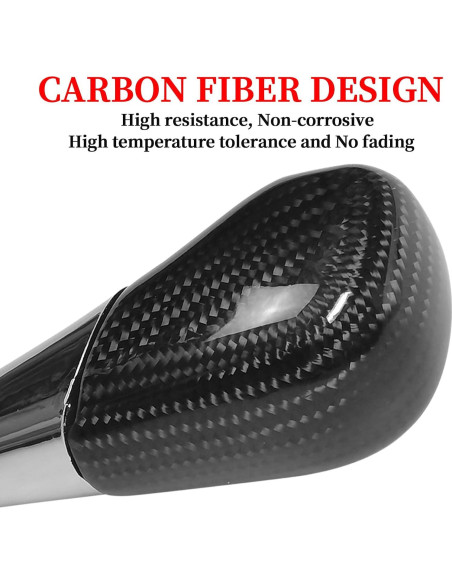 Cubierta de pomo de cambio de marcha fibra de carbono nuoozy Cubierta de pomo de cambio de marcha fibra de carbono nuoozy