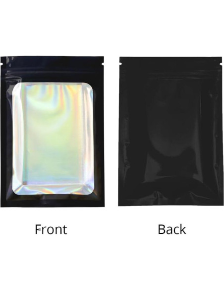 Bolsas Holográficas Mylar 4CP 10x15 cm 100 Pcs a Prueba de Olores Bolsas Holográficas Mylar 4CP 10x15 cm 100 Pcs a Prueba de Olores