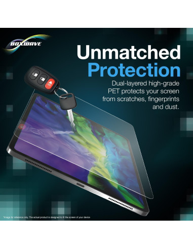Protector de Pantalla BoxWave ClearTouch para ONYX BOOX Tab Ultra C - Anti-UV y Luz Azul (2-Pack)