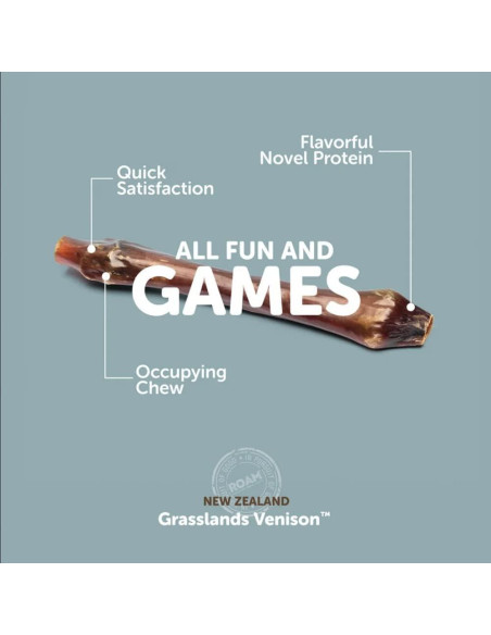 Hueso de Ciervo para Perros Roam - 28 cm, 273 g, Natural Hueso de Ciervo para Perros Roam - 28 cm, 273 g, Natural