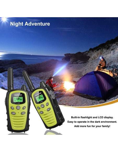 Walkie Talkies HUNICOM Radio Bidireccional 8.05 km Sonido Claro Walkie Talkies HUNICOM Radio Bidireccional 8.05 km Sonido Claro