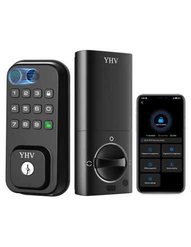 Cerradura Inteligente YHV CA-02 Biométrica con Control Remoto