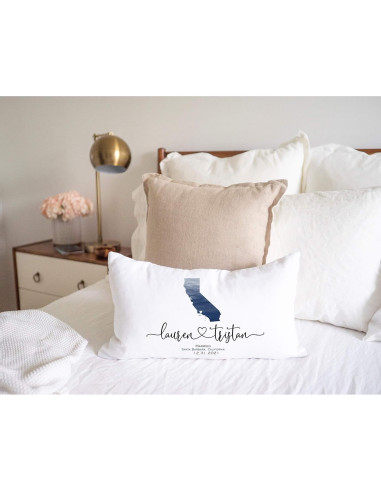 Almohada Personalizada de Compromiso 30x50 cm Algodón