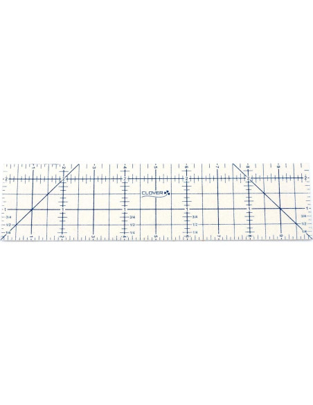 Regla Caliente Clover 7811 para Planchar y Medir 6.35x25.4 cm Regla Caliente Clover 7811 para Planchar y Medir 6.35x25.4 cm