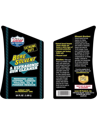 Limpiador ultrasónico de cañones Lucas Oil 10909 - 1.7 kg