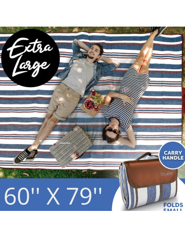 Manta de Picnic Scuddles 190.5x152.4 cm Impermeable para Exterior