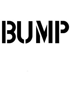 Plantilla de Bump 30.48 cm Marketing Holders para Estacionamientos