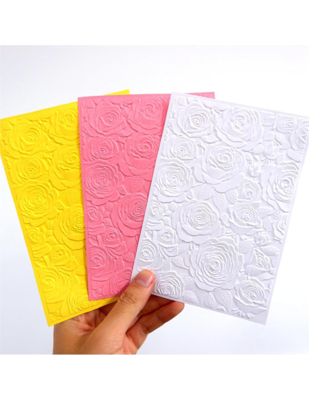 Carpeta de Embossing DIYology Rosas 3D 16x11.5 cm Carpeta de Embossing DIYology Rosas 3D 16x11.5 cm