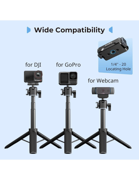 Soporte para Cámara de Acción SmallRig 5435 con Trípode 2 en 1 Soporte para Cámara de Acción SmallRig 5435 con Trípode 2 en 1