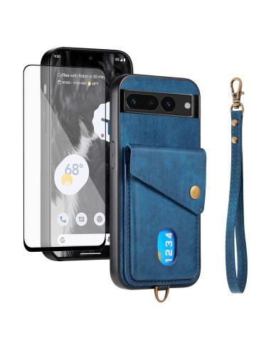 Funda Asuwish para Google Pixel 7 Pro con tapa y protector