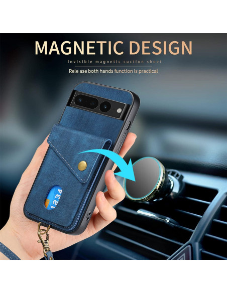 Funda Asuwish para Google Pixel 7 Pro con tapa y protector Funda Asuwish para Google Pixel 7 Pro con tapa y protector