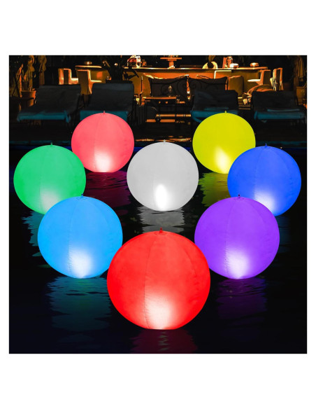 Luz Solar Flotante para Piscina Jsions 40 cm LED IP68 2PCS Luz Solar Flotante para Piscina Jsions 40 cm LED IP68 2PCS