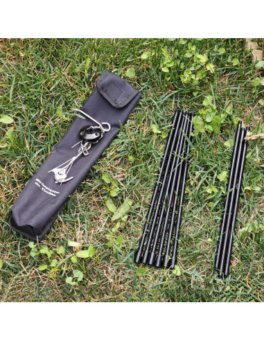 Trípode de Camping Jmoermif OD-J-CT-B Ajustable 80 cm