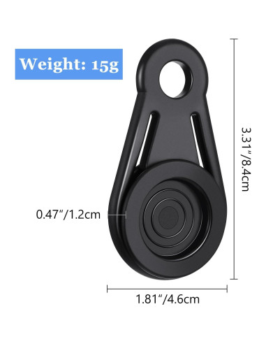 Clips de Lona Hotop 20 Pcs Alta Resistencia Camping 8.4x4.6cm