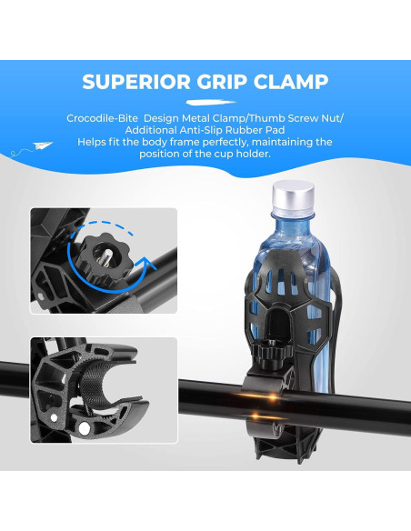 Soporte para Taza KEMIMOTO Universal para Motocicleta 360 Soporte para Taza KEMIMOTO Universal para Motocicleta 360