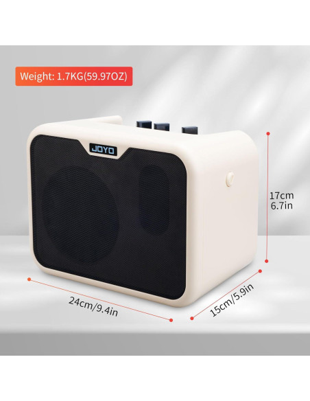 Amplificador de Bajo JOYO MA-10B 10W Portátil 2 Canales Amplificador de Bajo JOYO MA-10B 10W Portátil 2 Canales