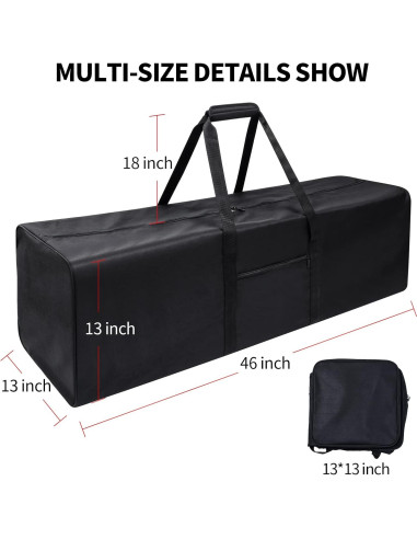Bolsa de viaje Urbanstand 116 cm impermeable 125 L negra