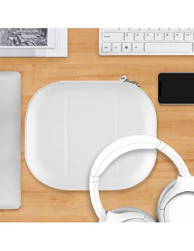 Funda Dura Geekria para Auriculares Sony WH1000XM4 y Más - Blanco