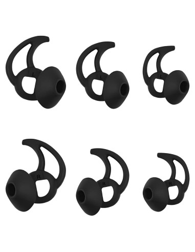 Puntas de Silicona para Auriculares Bose QuietComfort - 3 Pares S M L Negro