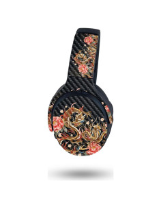 Piel de Fibra de Carbono MightySkins para Skullcandy Crusher ANC 2 - Dragones de Costura