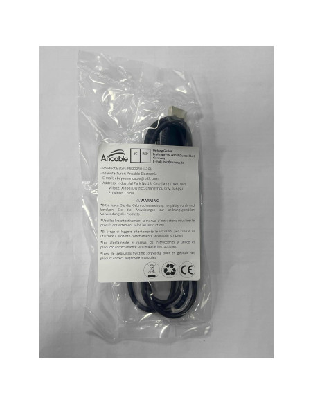 Cable de Carga USB a 2.5mm Ancable para Auriculares JBL Cable de Carga USB a 2.5mm Ancable para Auriculares JBL