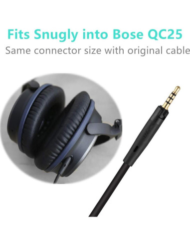 Cable de Audio Aux Mr Rex 2m 3.5mm a 2.5mm para Bose/JBL