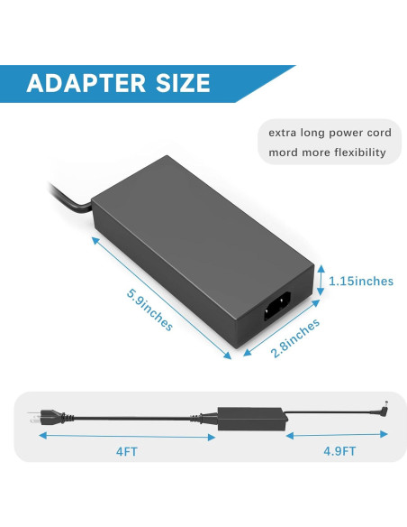 Cargador de Laptop 200W LIFKAHY Compatible con Asus TUF y ROG Cargador de Laptop 200W LIFKAHY Compatible con Asus TUF y ROG