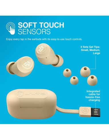 Auriculares Inalámbricos JLab Go Air Tones - 32 Horas Bluetooth