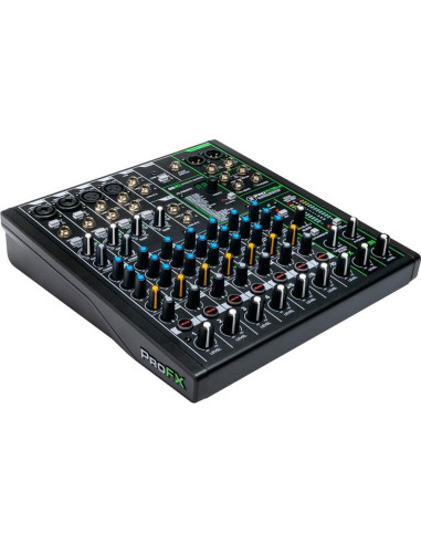 Mezclador Profesional Mackie ProFX10v3 10 Canales USB + Auriculares