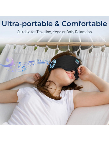 Máscara de Sueño 3D Bluetooth ZHENYEMEI con Auriculares Inalámbricos Máscara de Sueño 3D Bluetooth ZHENYEMEI con Auriculares Inalámbricos
