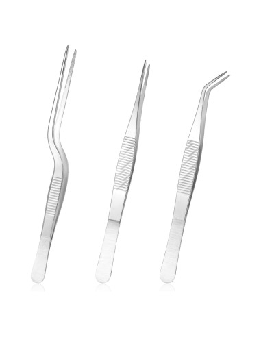 Set de 3 Pinzas de Jardín Acero Inoxidable 15.8cm a 16.3cm