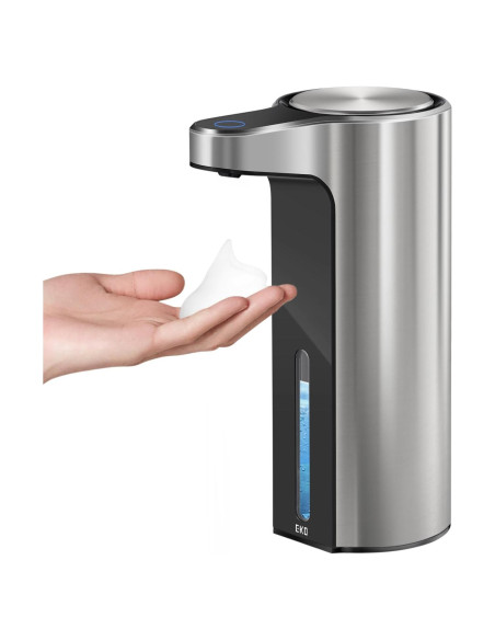 Dispensador de Jabón Espumoso Automático EKO Acero Inoxidable 266 ml Dispensador de Jabón Espumoso Automático EKO Acero Inoxidable 266 ml