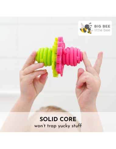 Esponja de Baño ScrubBEE Original Marigold 100% Silicona Amarillo