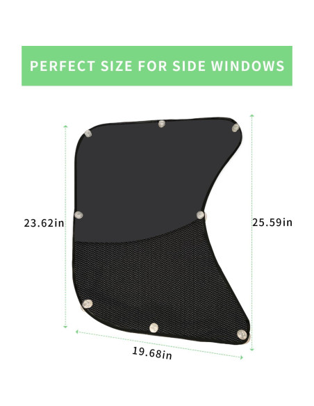 Protector Solar Ventana Lateral Meakeize SS-06 UV Camión Protector Solar Ventana Lateral Meakeize SS-06 UV Camión