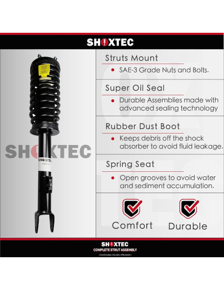 Amortiguadores Traseros Shoxtec para Pontiac Vibe y Toyota Amortiguadores Traseros Shoxtec para Pontiac Vibe y Toyota