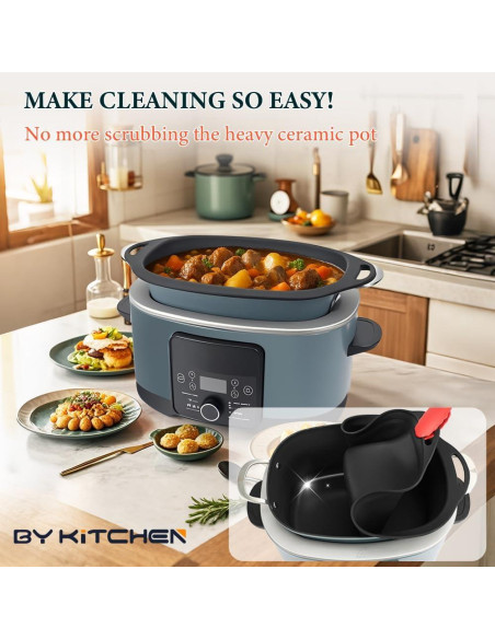 Forros de Silicona para Olla Lenta FORNO 8.5L Ninja Foodi Forros de Silicona para Olla Lenta FORNO 8.5L Ninja Foodi