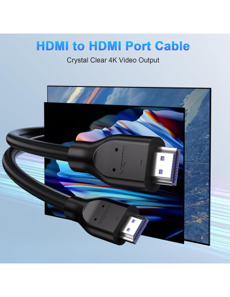 Cable HDMI 2M AIAUXAI 4K 60Hz Alta Velocidad 18Gbps Cable HDMI 2M AIAUXAI 4K 60Hz Alta Velocidad 18Gbps