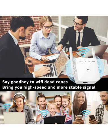 Extensor de WiFi FOTN 2024, Acelerador de Señal 300Mbps, 929m