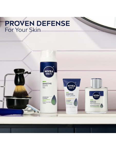 Loción Facial NIVEA MEN Piel Sensible SPF 15 - 3 Tubos 75 ml Loción Facial NIVEA MEN Piel Sensible SPF 15 - 3 Tubos 75 ml