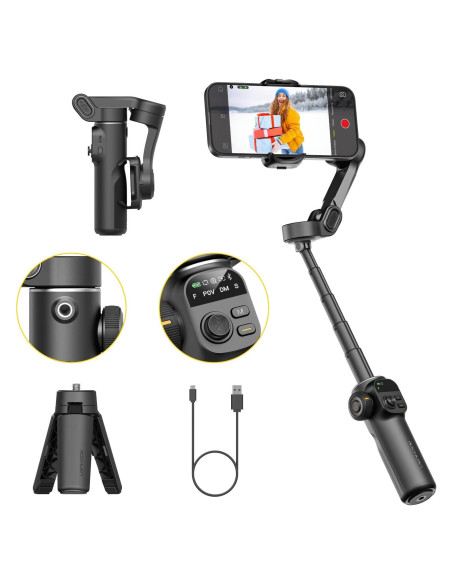 Gimbal Estabilizador Smart X2 AOCHUAN para iPhone y Android Gimbal Estabilizador Smart X2 AOCHUAN para iPhone y Android