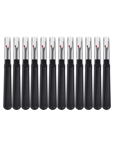 Desgarradores de Costura ESHATO 12 Piezas Negro 14 cm