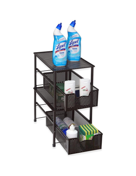 Organizador de Cajones Deslizantes Simple Houseware Bronce 42.54x27.43 cm Organizador de Cajones Deslizantes Simple Houseware Bronce 42.54x27.43 cm