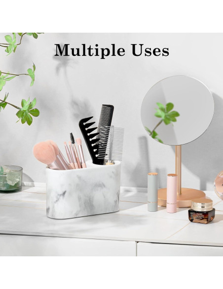 Soporte para Cepillos de Dientes Luxspire 2 Ranuras Blanco Soporte para Cepillos de Dientes Luxspire 2 Ranuras Blanco